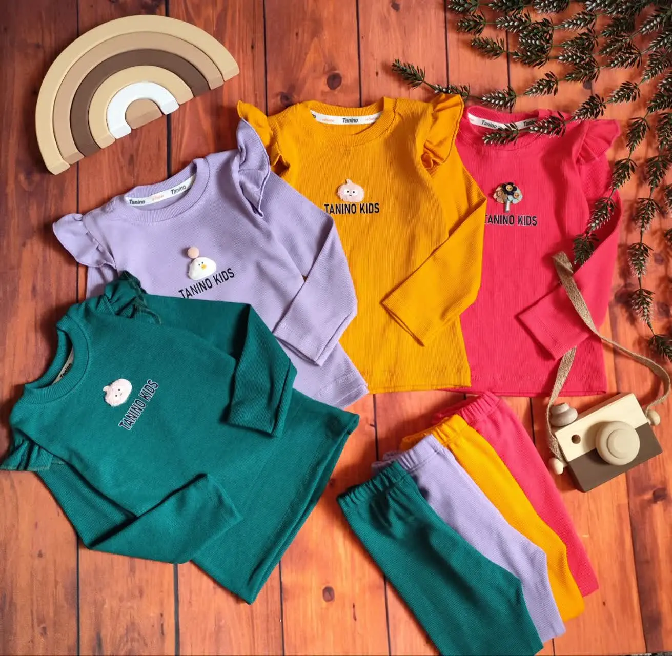 😍ست بلوز و شلوار دخترانه، ج...