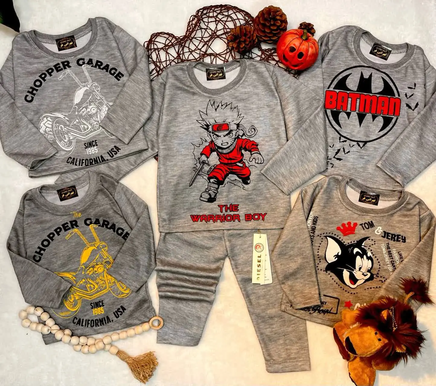 🧶 بلوز شلوار پسرانه 🔥 پیش چاپ
