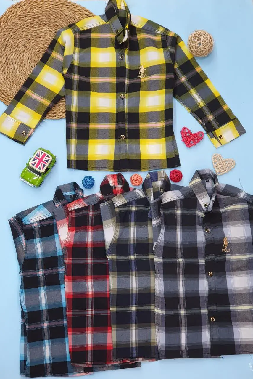 👕پیراهن چهارخونه 
