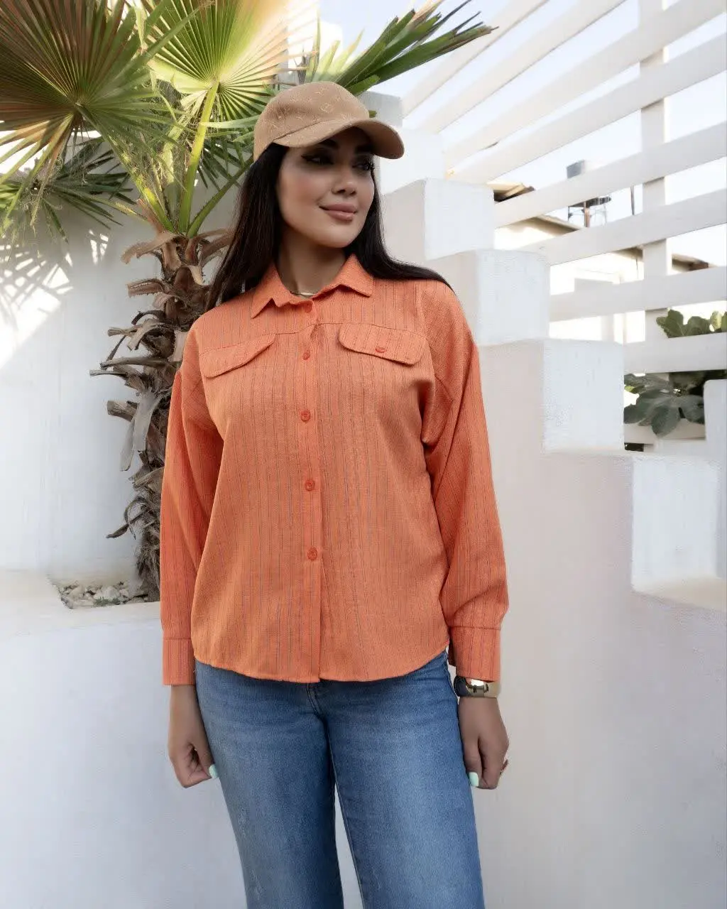 🌼شومیز صوفیا دو خط پاستیلی DEN