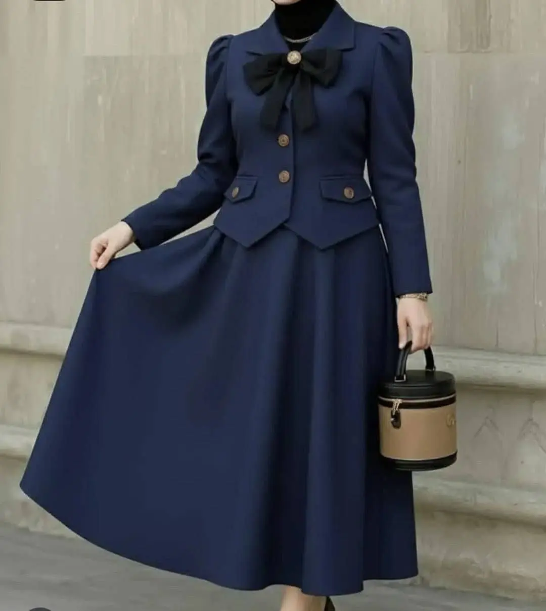 👚نام: کت و دامن پاپیون