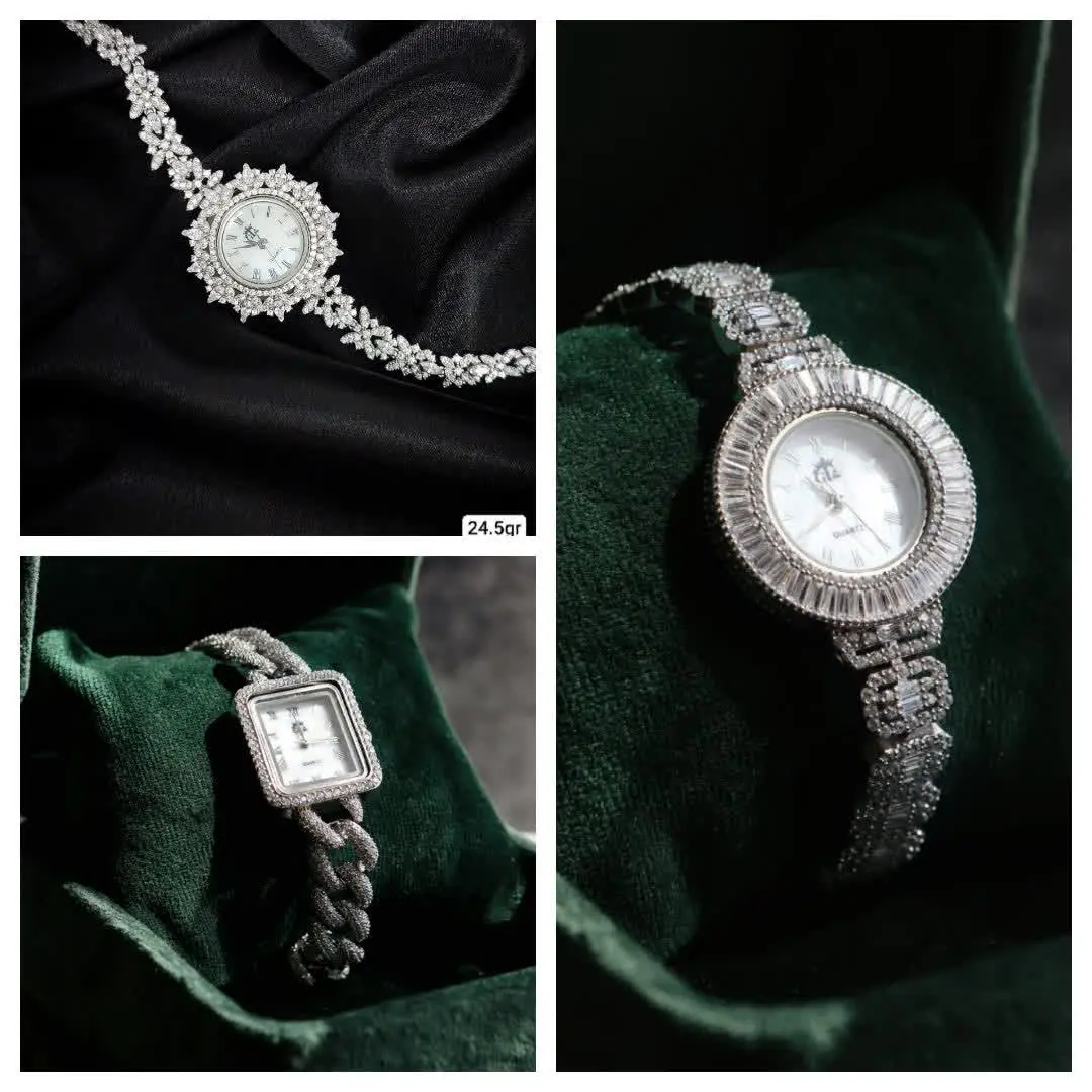 ساعت انگشتر دستبند نیم ست 😍