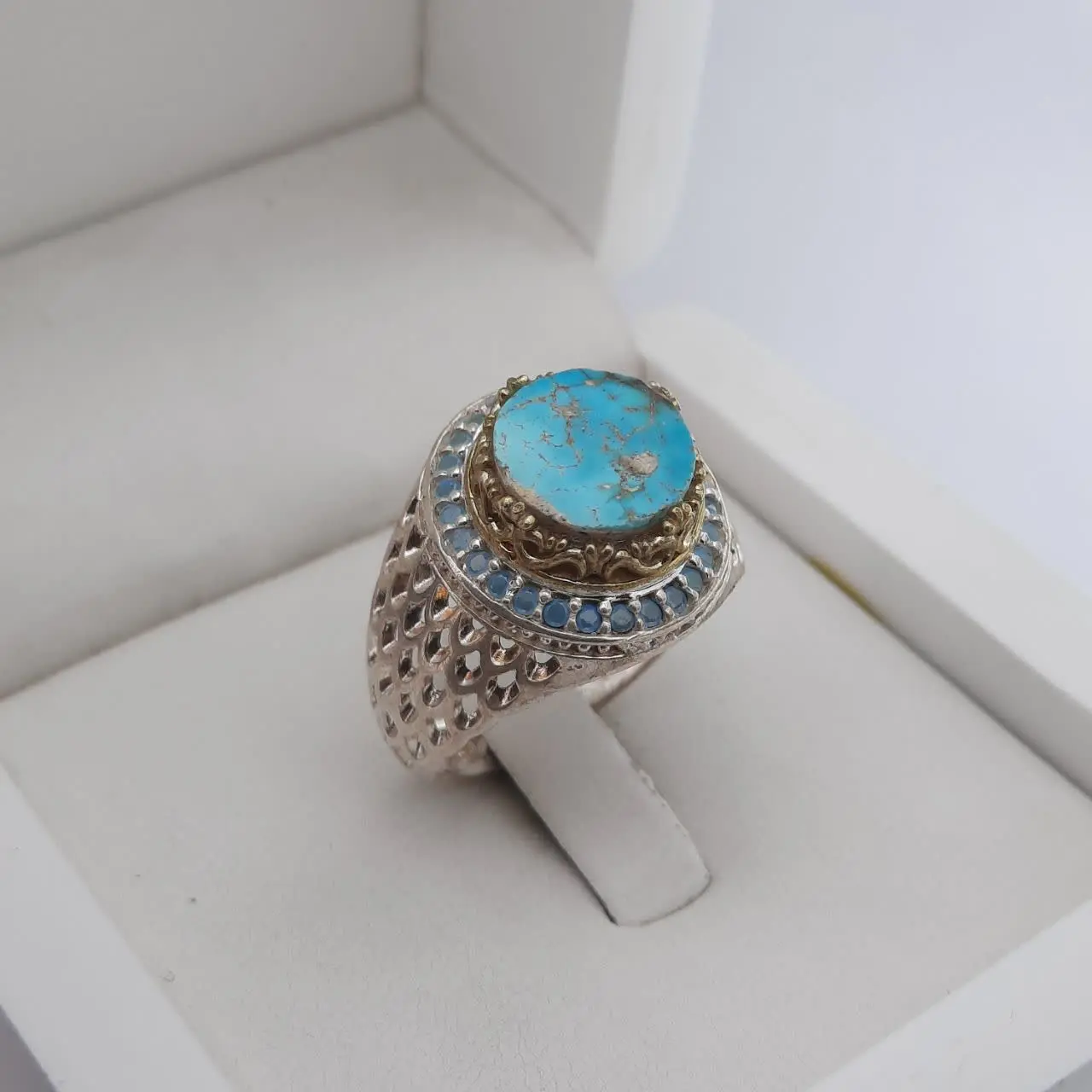 انگشتر نقره مردانه رکاب سرب...