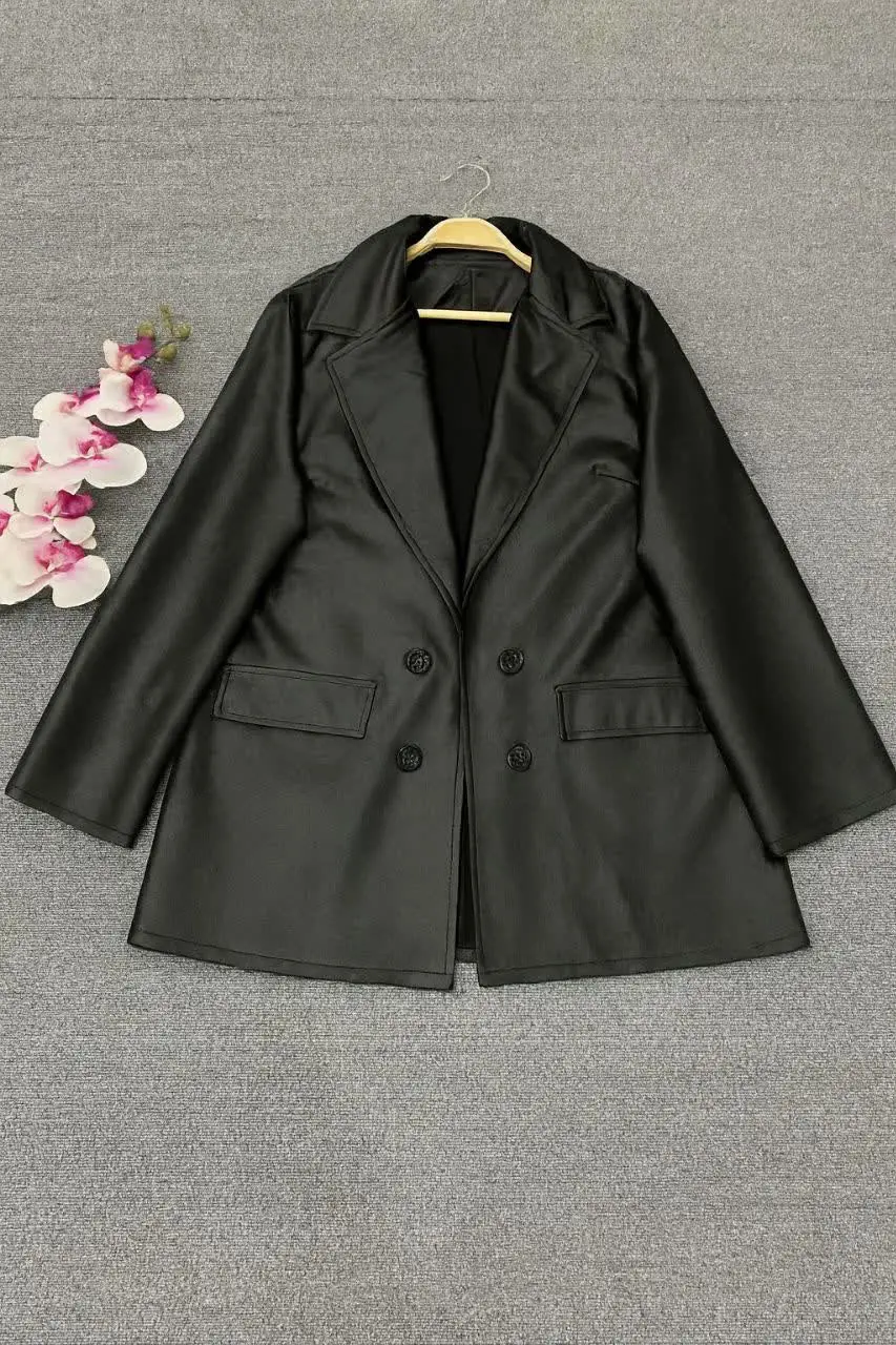 مانتو چرم عقیق