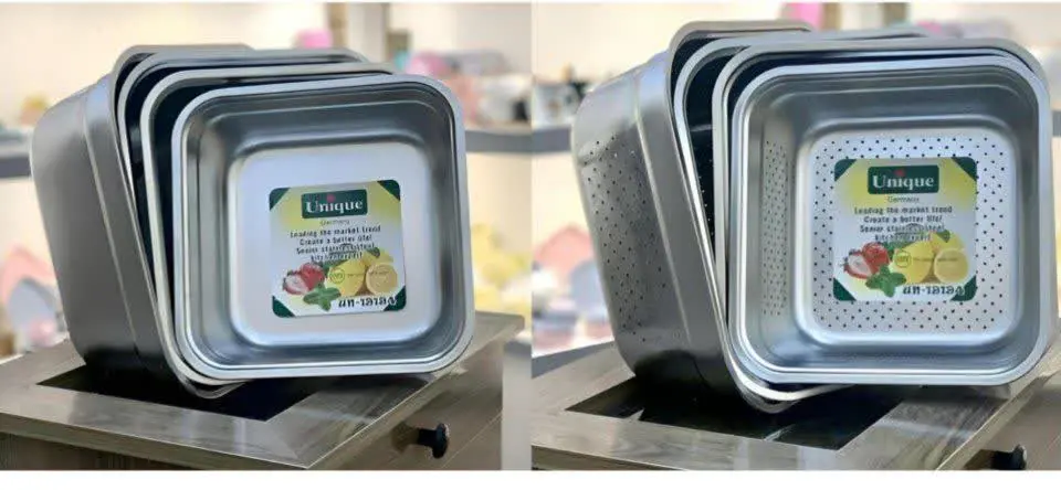 آبکش لگن ۴ پارچه مربع یونیک تعداد محدود موجود شد
