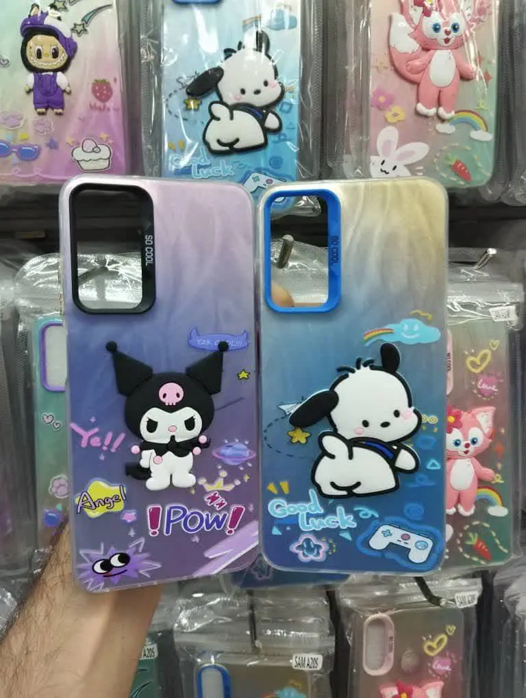 📱مدل قاب: قاب سوکول مواج عروسکی مخصوص انواع #سامسونگ #شیائومی و #آیفون 
