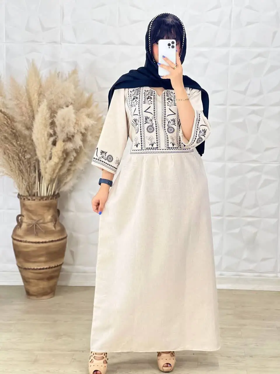 👚نام: ساحلی لینن بلند

