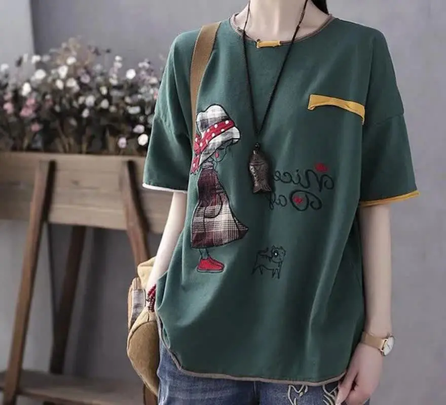 تیشرت نخ کتان، طرح چاپ👌