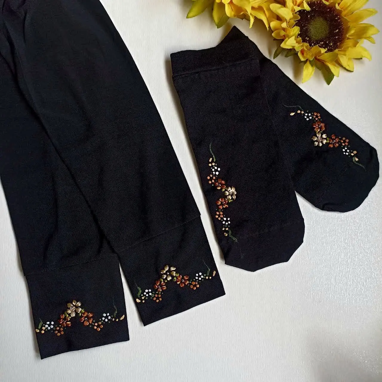 ساق دست روبان دوزی 🌱🌸