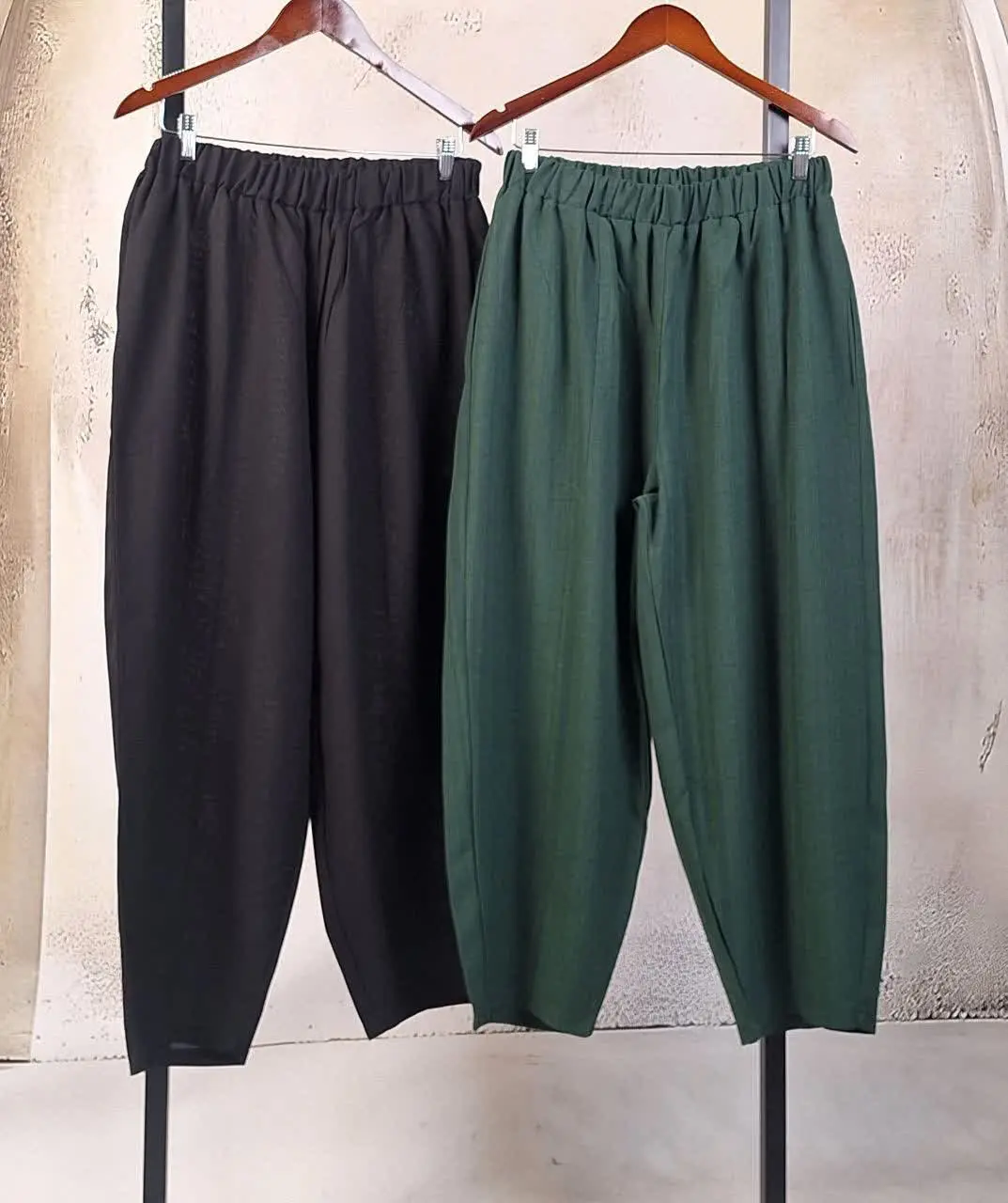 شلوار مام بالنی لینن🌼