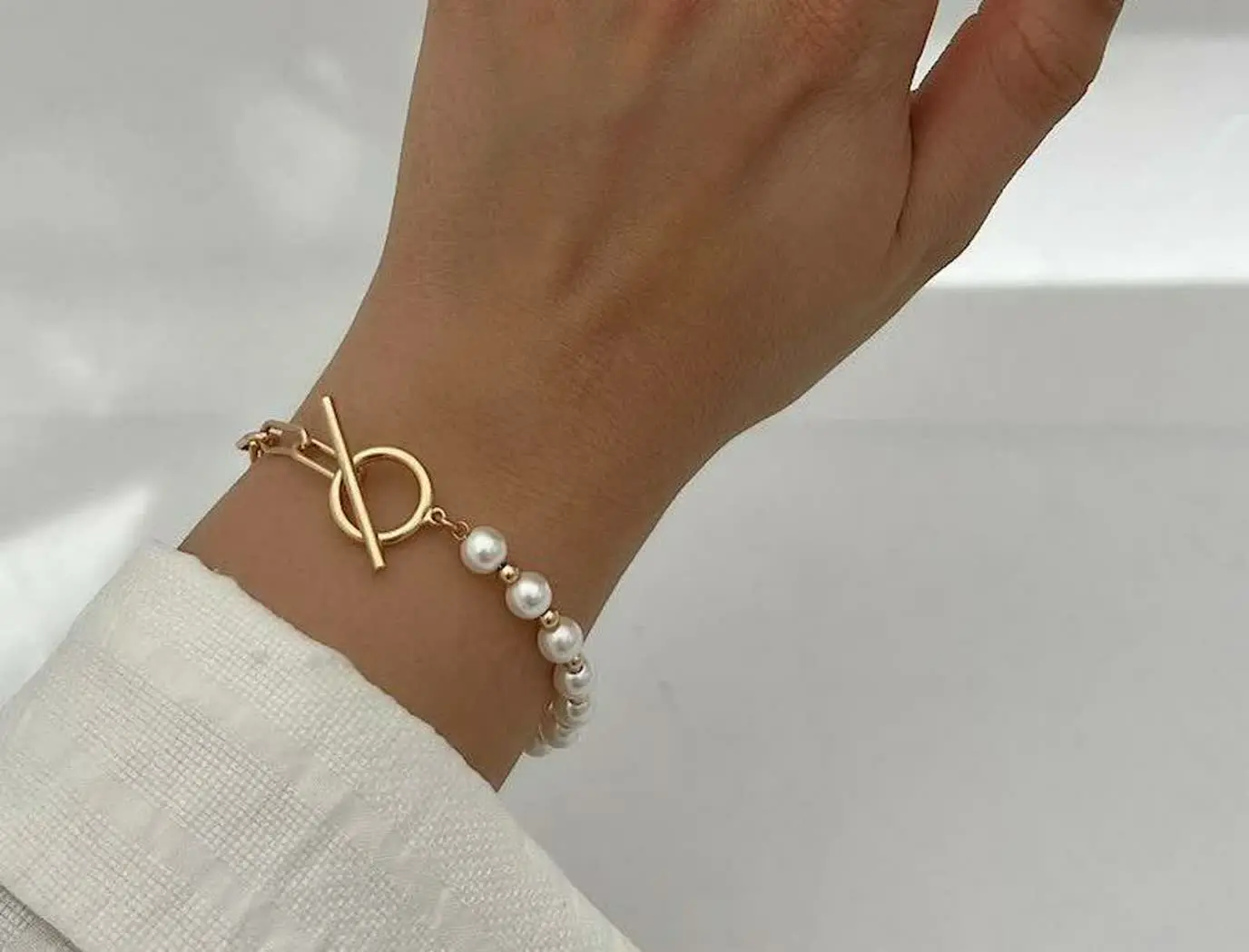 دستبند مرواریدی ژوپینگ کد ۲۵۷۶