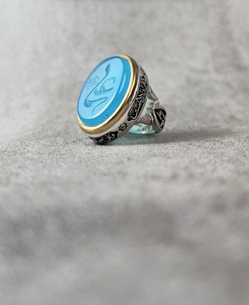 💎با حکاکی مزین به نام مبارک علی (ع) 
