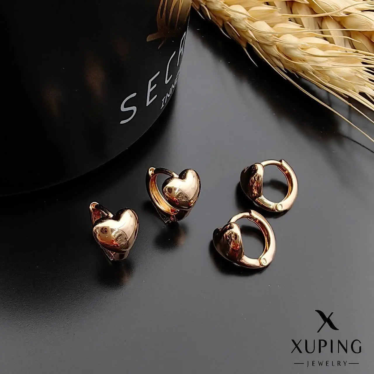 گوشواره قلبی ژوپینگ کد ۲۱۴۳