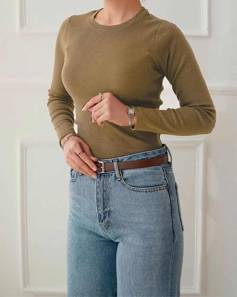 ⚡️بلوز آستین بلند کبریتی پن...