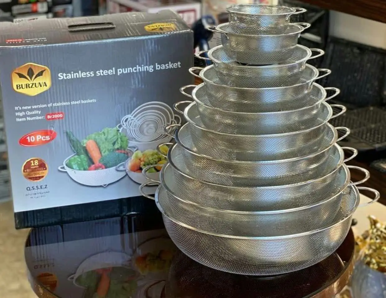 آبکش پانچ ۱۰ پارچه