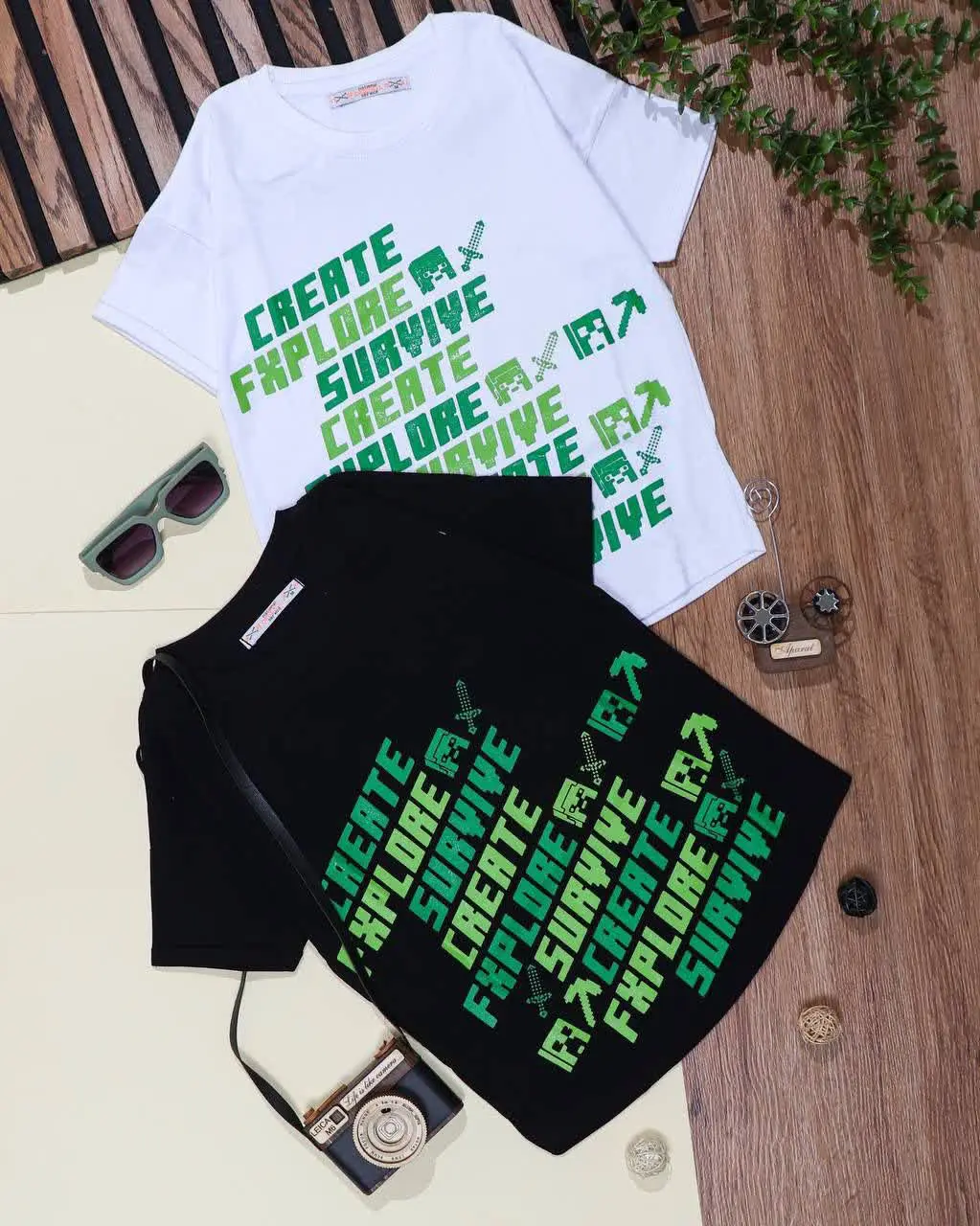 👕نام کالا: #تیشرت_تک ماینکرافت اسپرت
