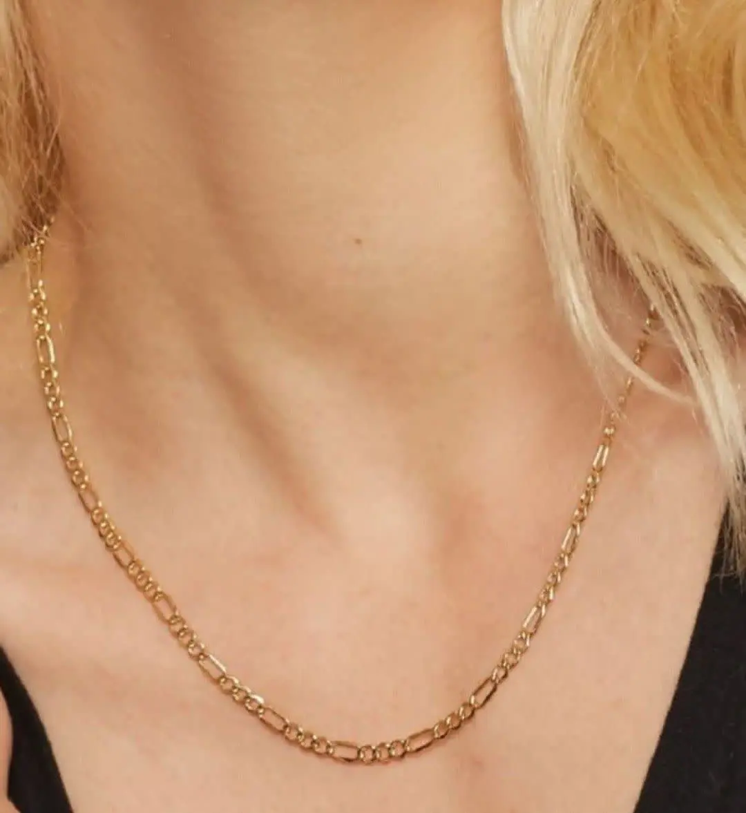 💍گردنبند فیگاروی طلایی 🤗