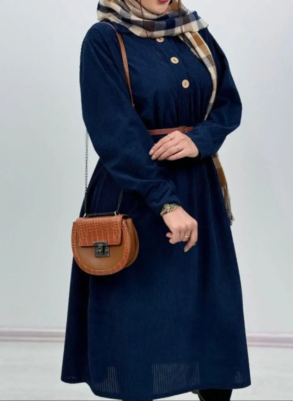 کفتان مخمل کمربنددار