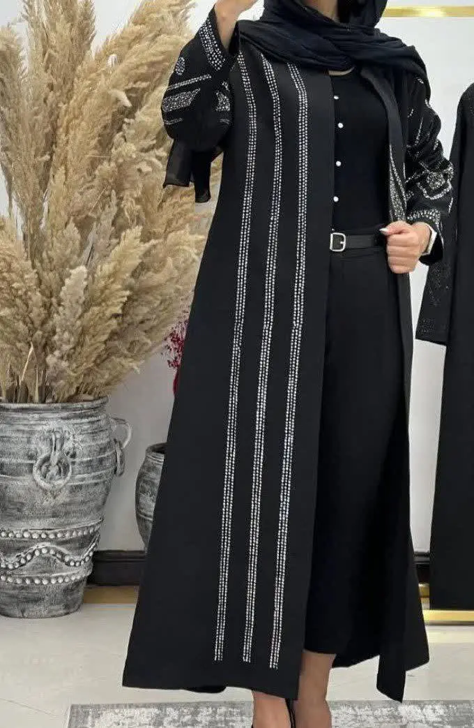 💞مانتو مجلسی نگین دار شکوه💞
