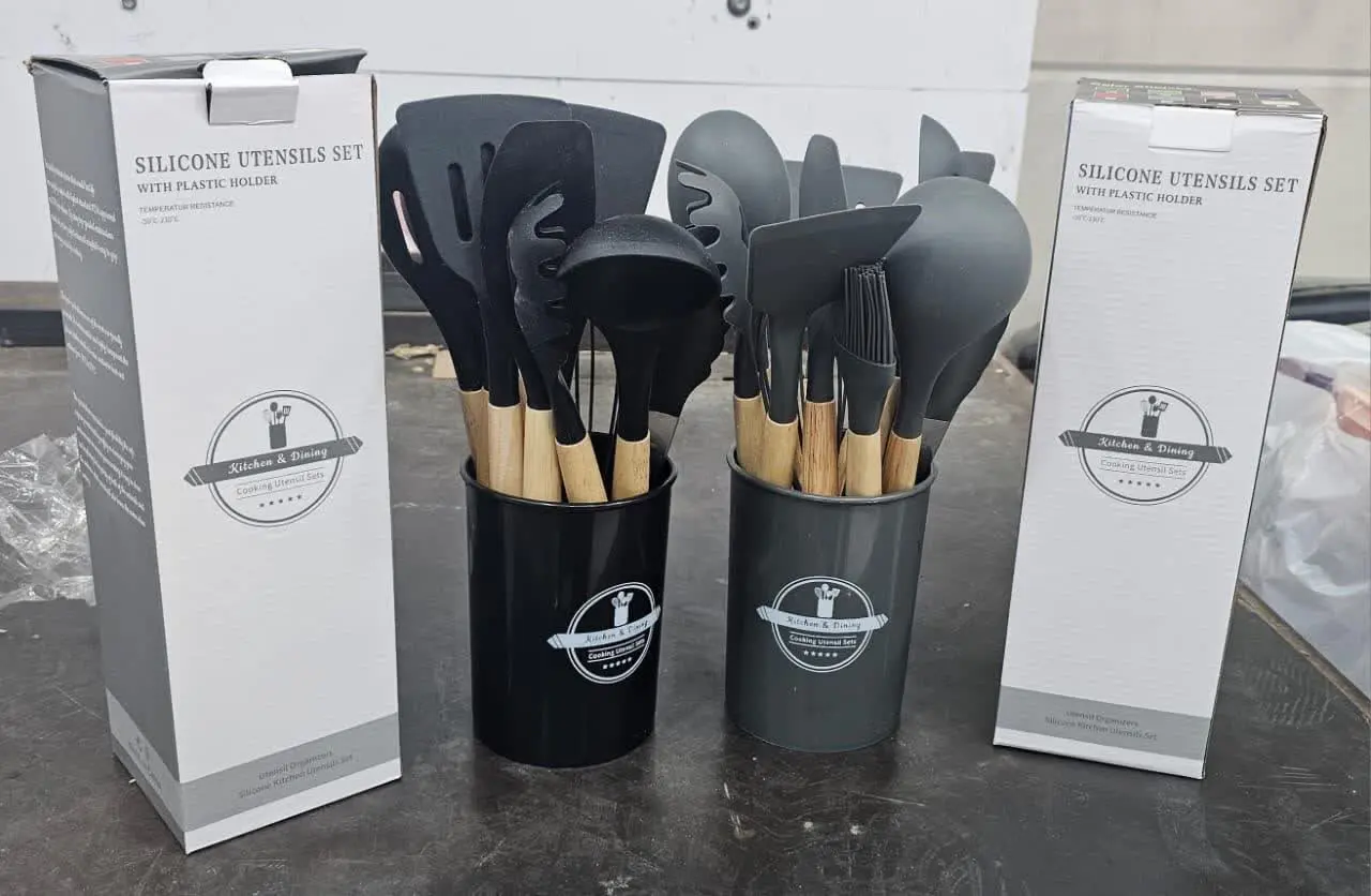 سرویس ۱۲ پارچه سیلیکونی دست...