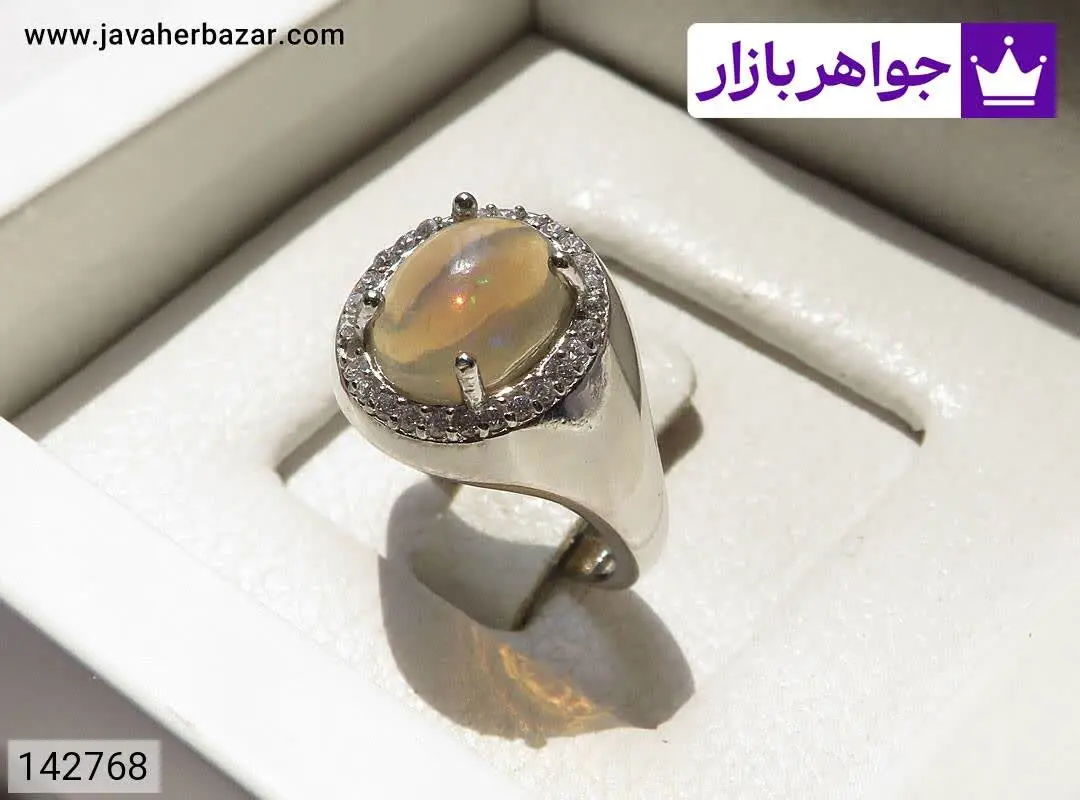 انگشتر نقره اپال اتیوپی طرح...