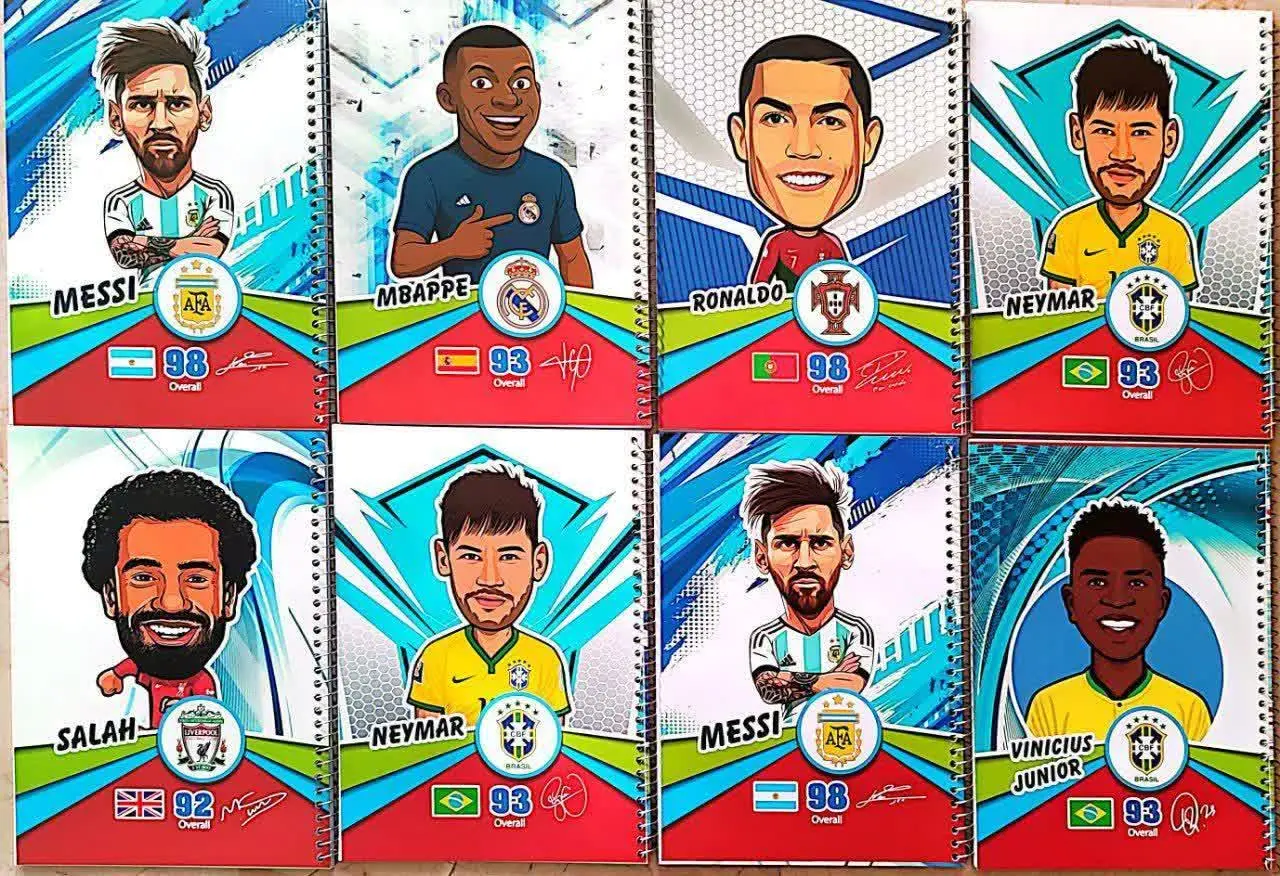 دفتر ۵۰ برگ طلقی نقاشی کیمدی تک سیم با کاغذ ۷۰ گرم 
