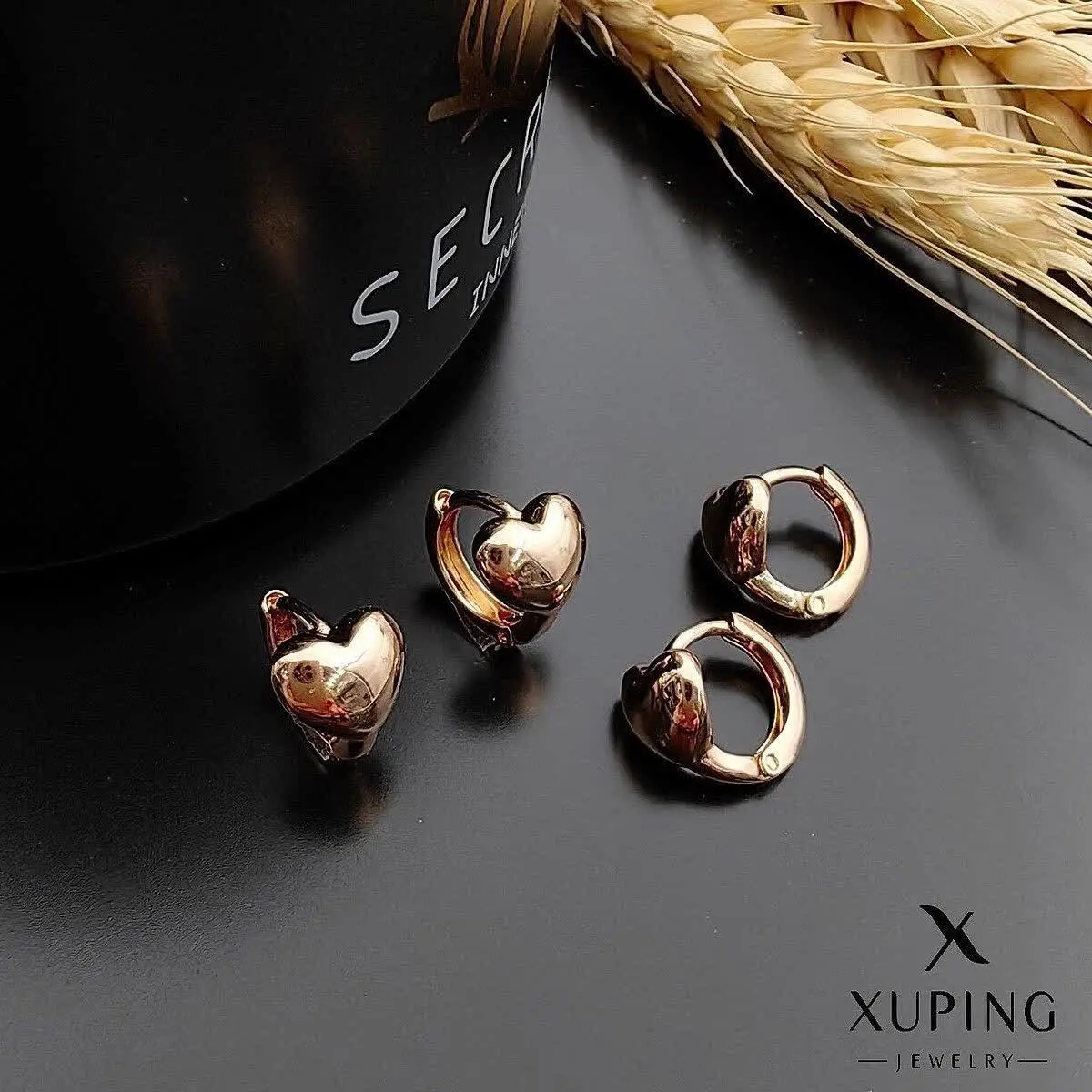 💎 گوشواره قلبی ظریف برند ژو...