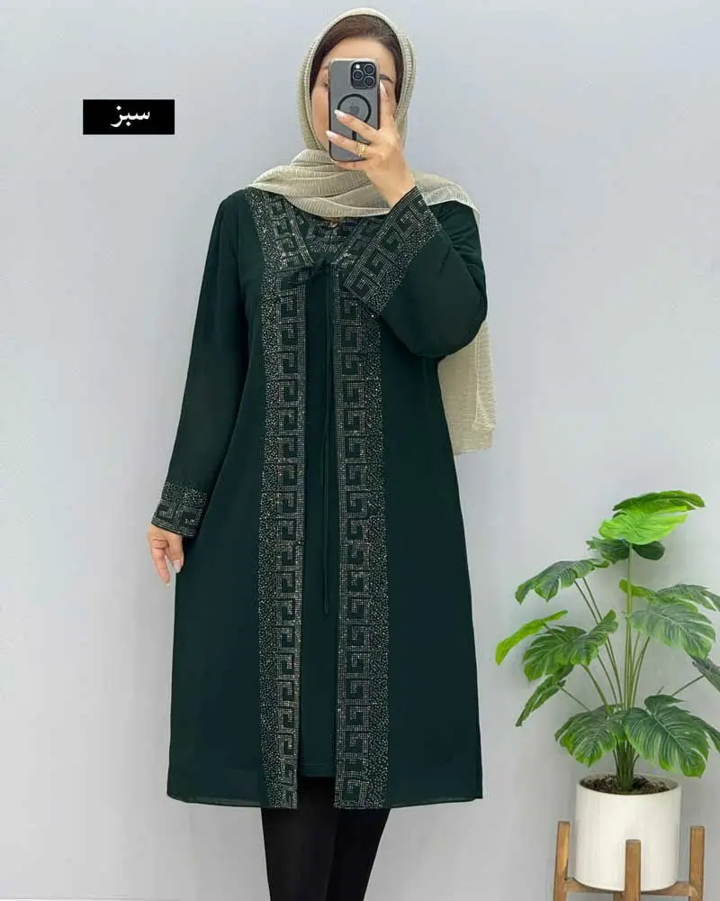 مانتو مجلسی دو تیکه