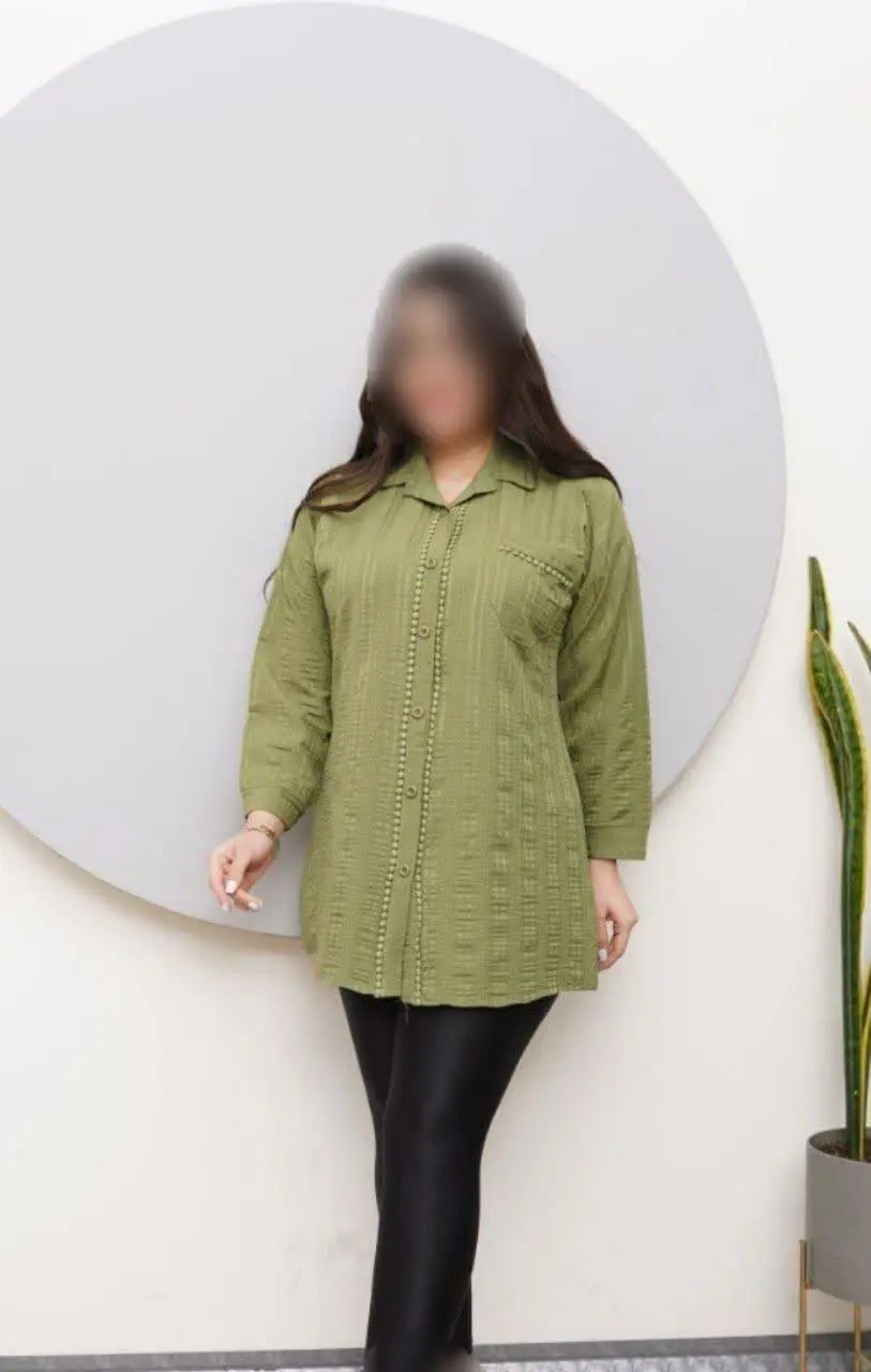 💥 راجب این #شومیز نیاز به تعریف نیست زیبایی و کیفیت کار تو عکس معلومه. 
