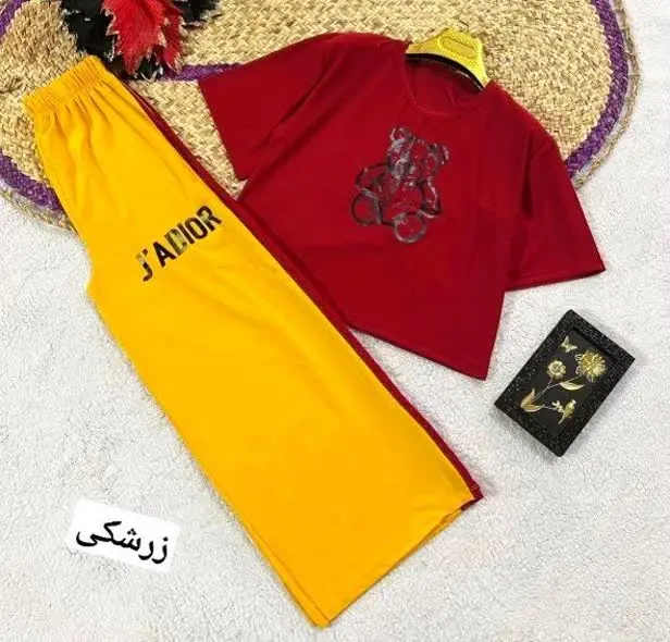 👚نام: ست کراپ شلوار دیور
