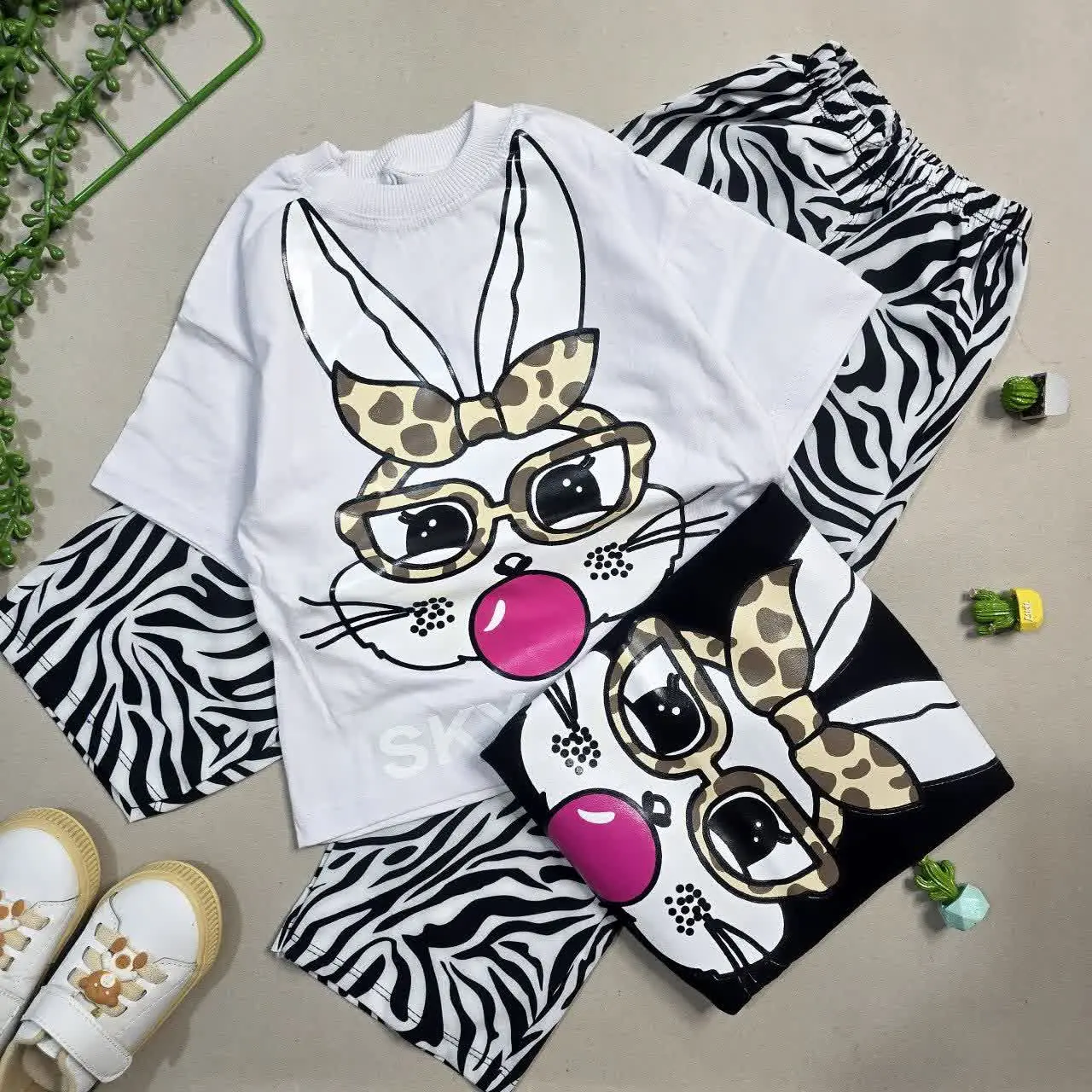 💞 ست دوتیکه خرگوشی دخترانه 💞
