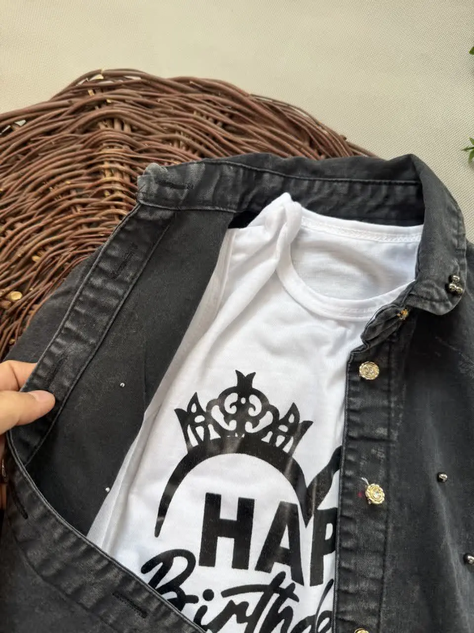 نام محصول: دوتکه دخترانه زغالی
