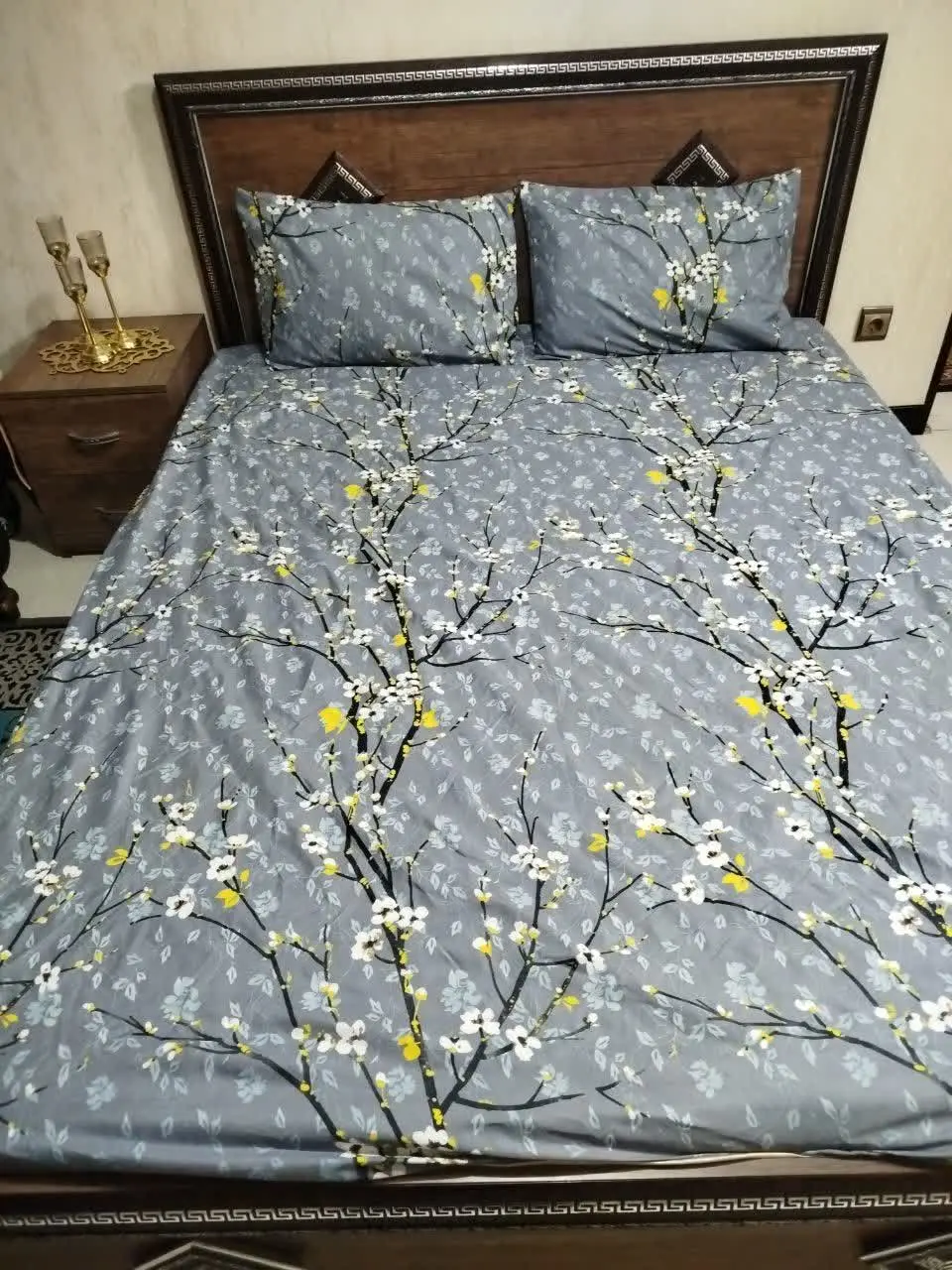 ✅نیم ست روتختی کشدار (ملحفه کشدار) 
