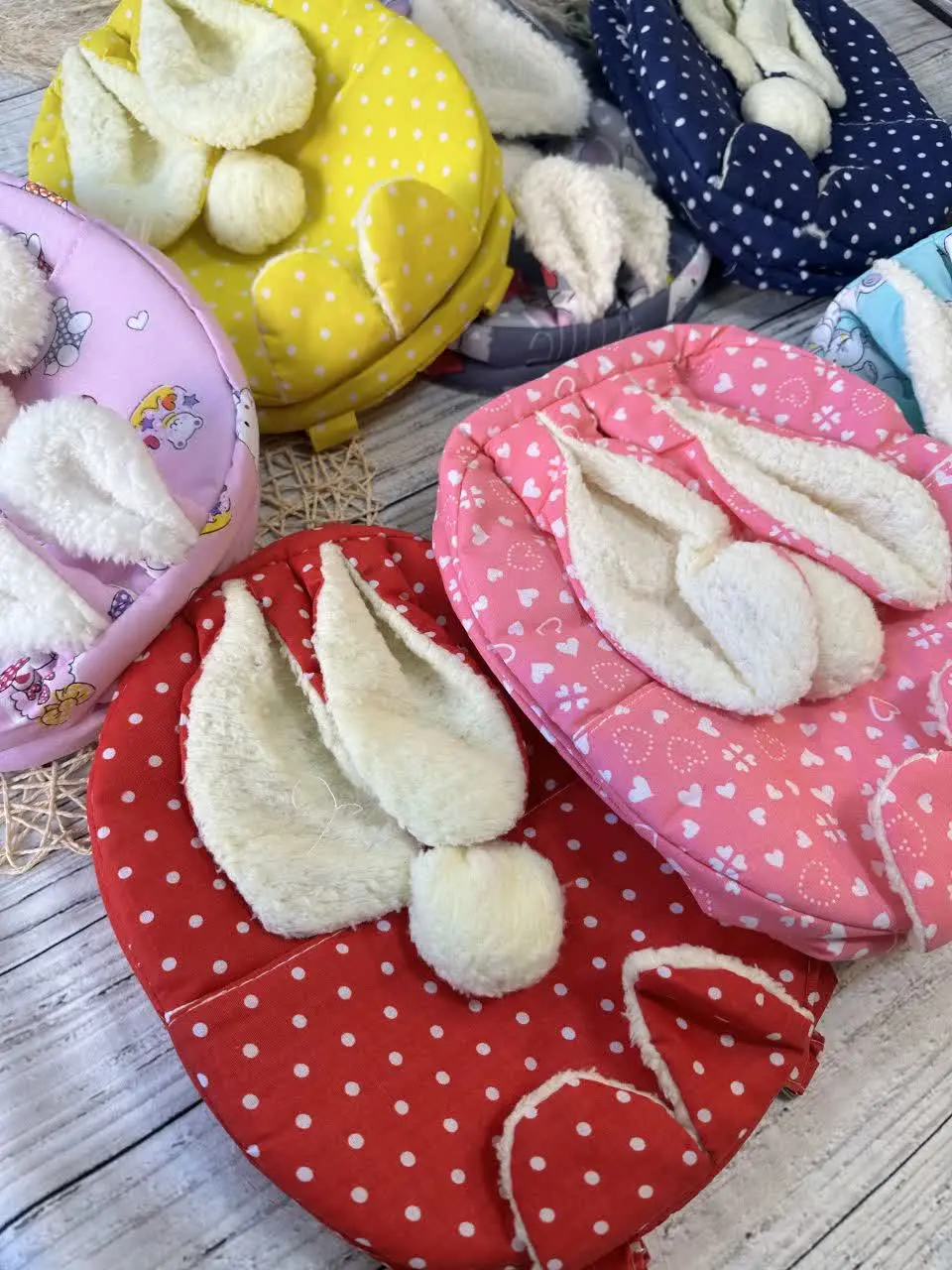 کیف خرگوش گوش دراز خز خالدار نوزادی و کودک کد ۳۱۷۰۱۲ 
