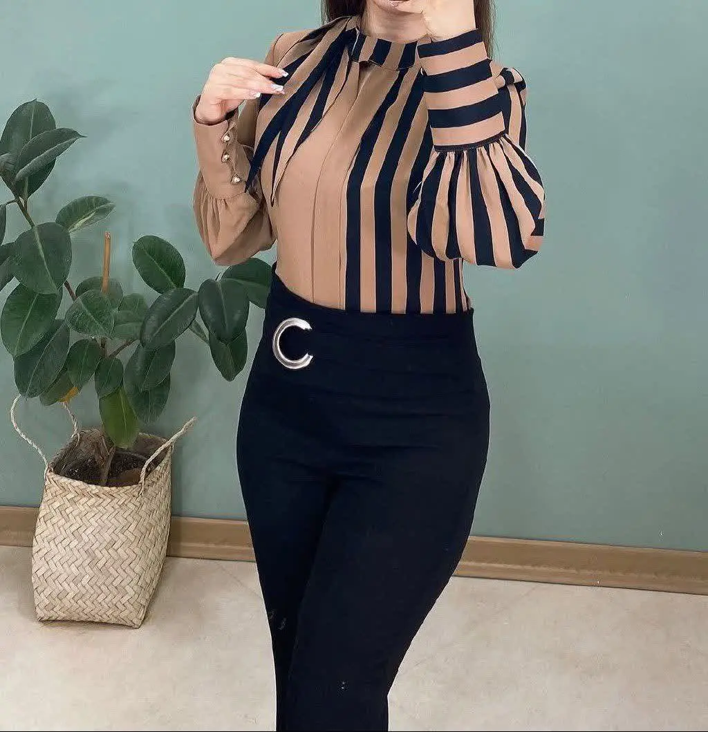 💞شومیز راه راه شیک و خاص💞
