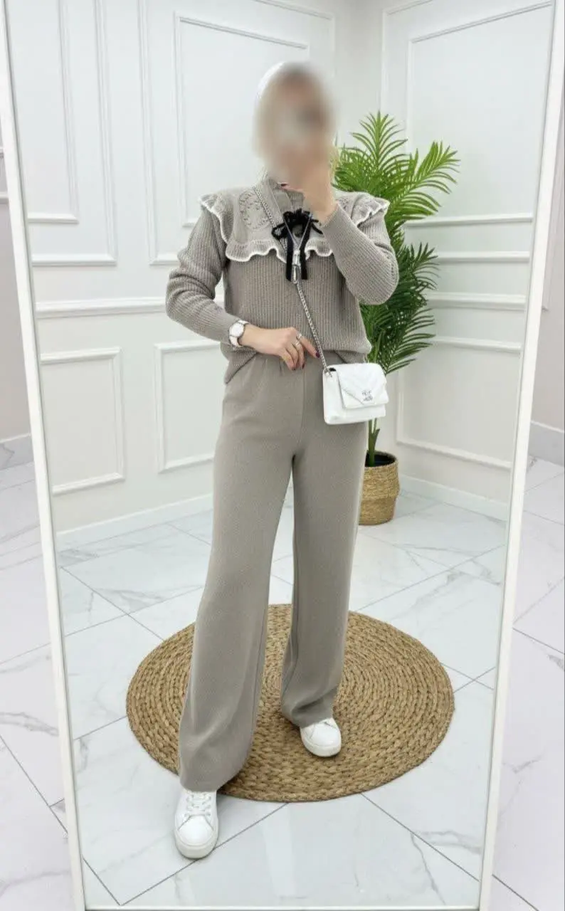 🍁 نام: ست رز (یقه ربان دار)