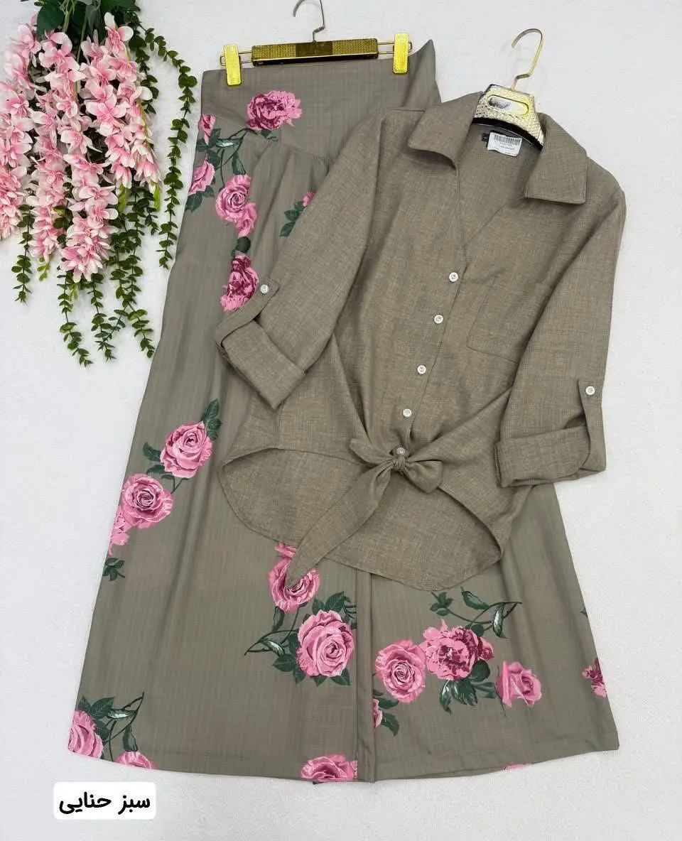 شومیز شلوار گلبو