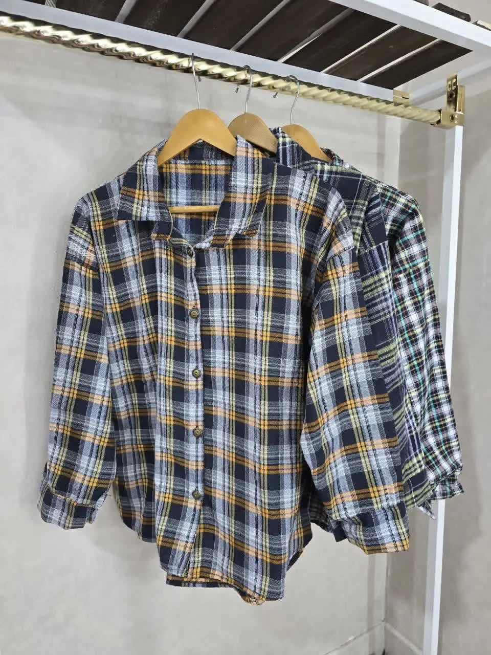 شومیز چهارخونه پاییزه