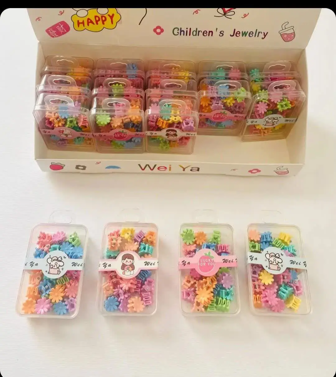 پک ۲۵عددی مینی کلیپس باکس‌دار 
