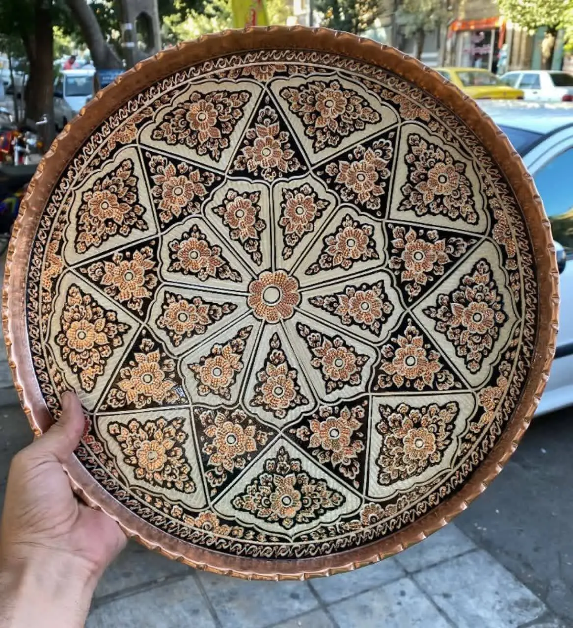 سینی نقره کوب ⚜⚜
