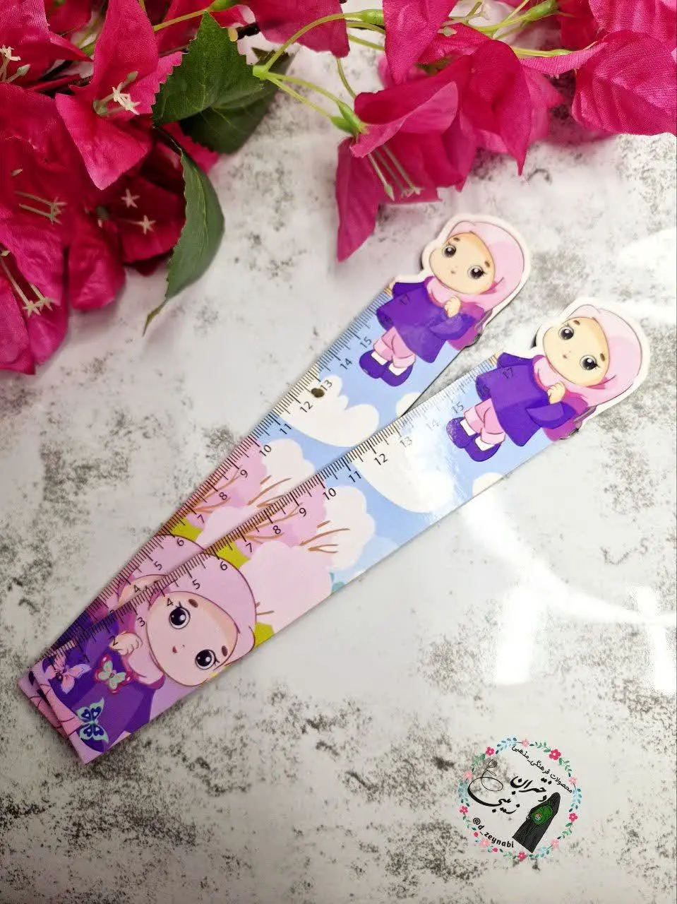 خط کش چوبی دخترانه😍
