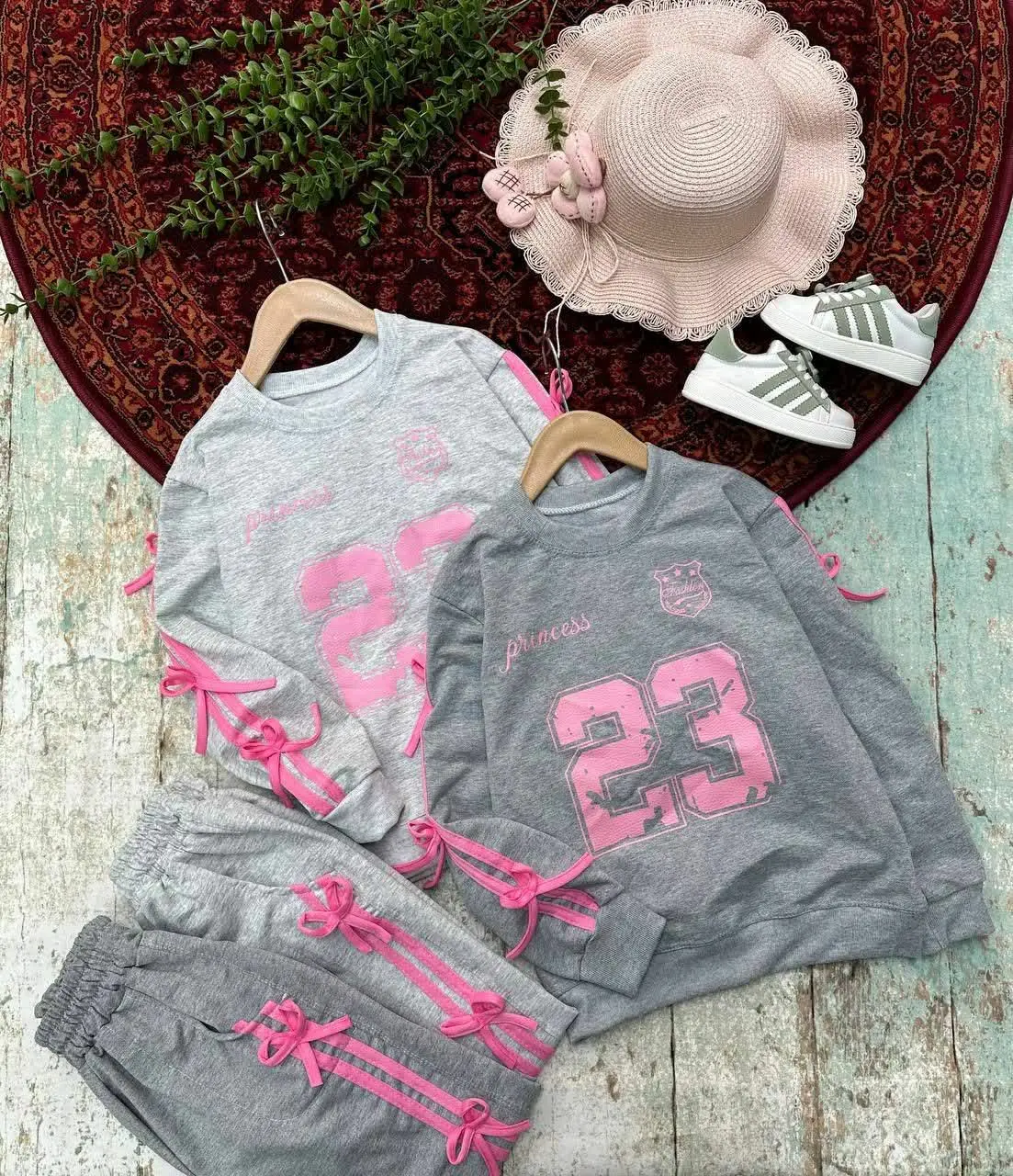 بلوز شلوار دخترانه پاپیون ۲۳