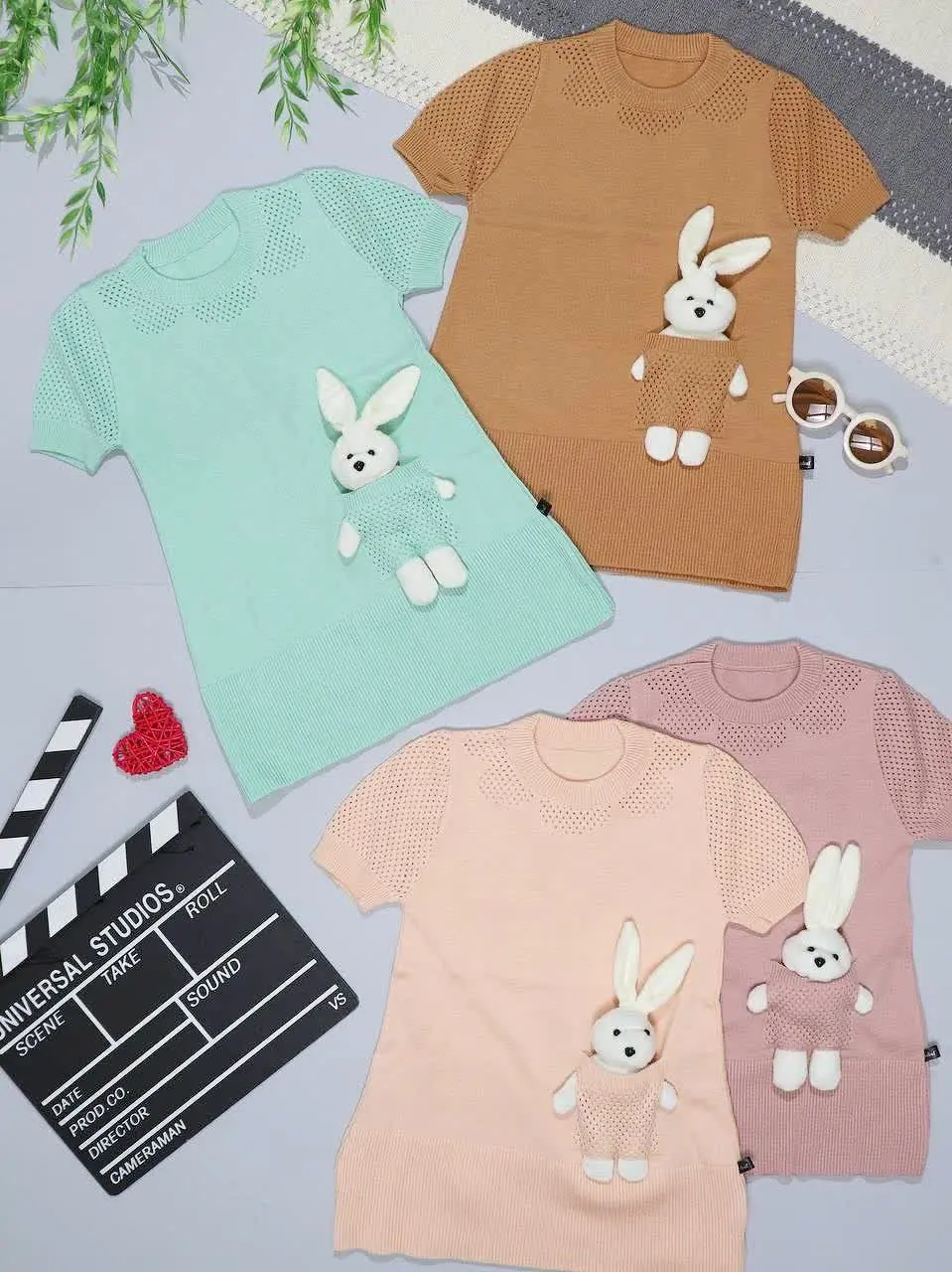 👫بافت گپ جیب خرگوشی 👫