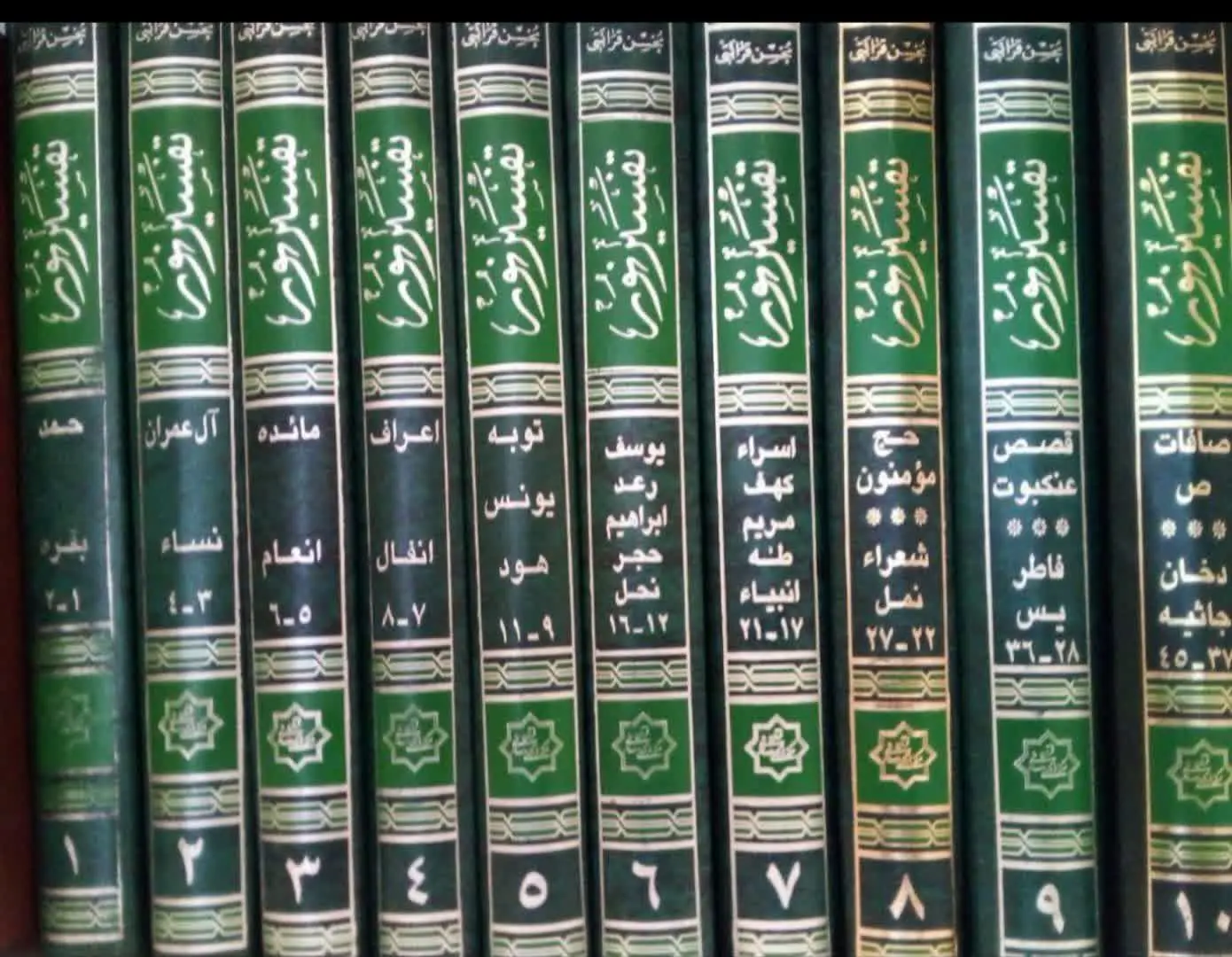 📚تفسیر نور جلد ۱ تا ۱۰
