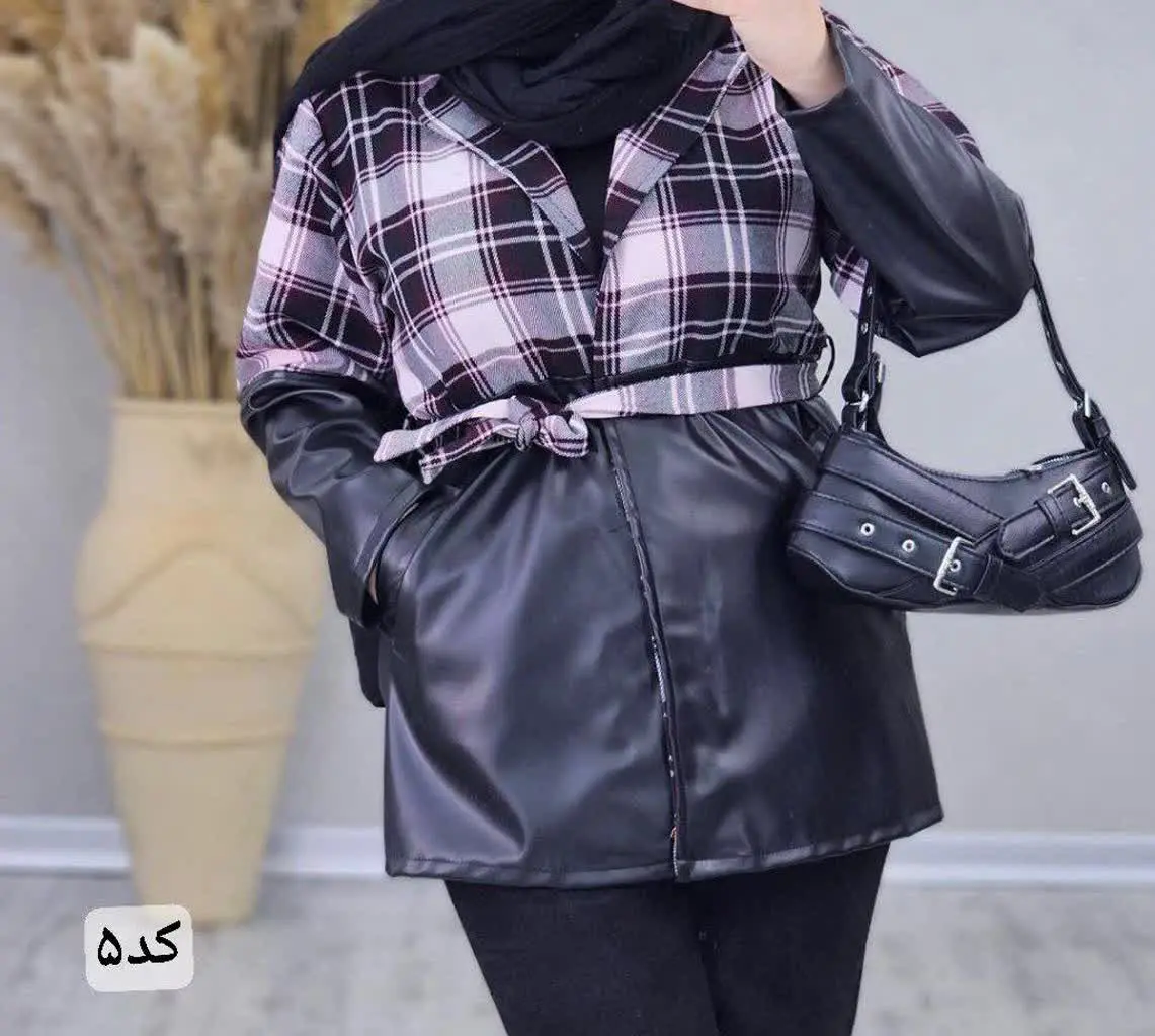 💞پالتو ترکیبی شیک مدل پرواز💞
