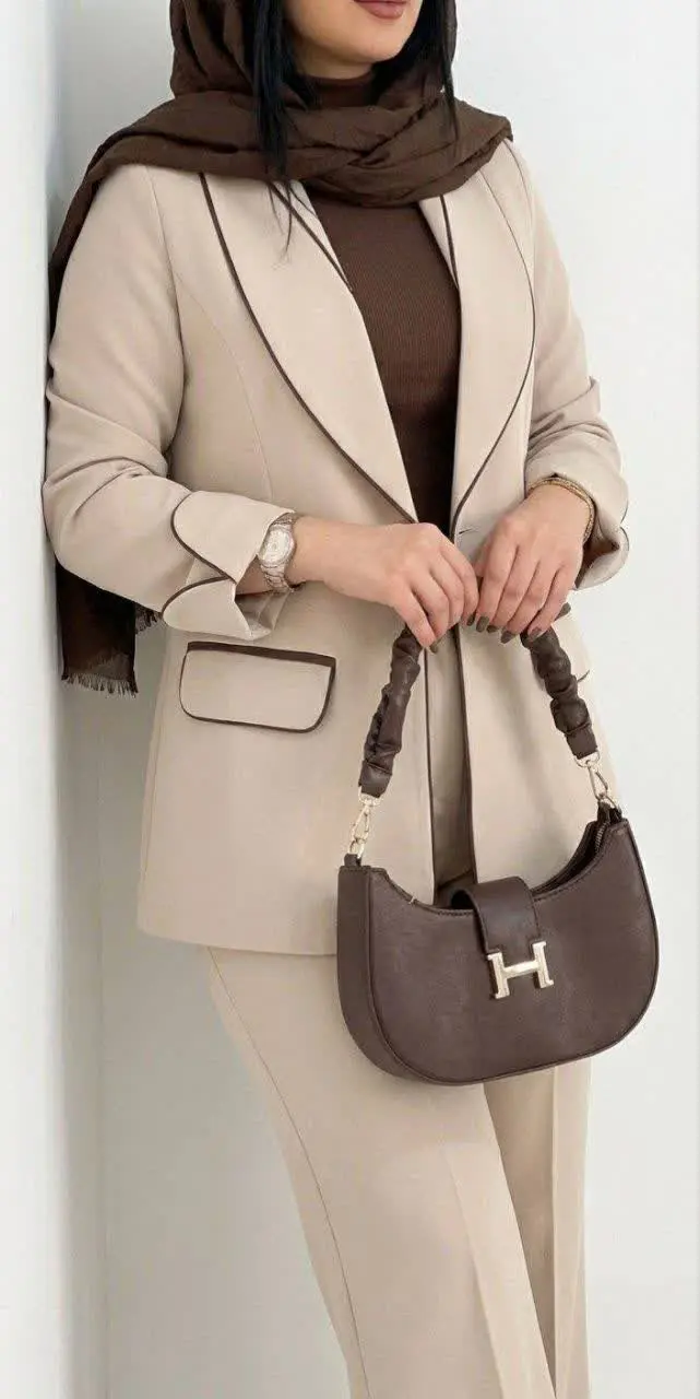 کت و شلوار مغزی دوزی فلورا