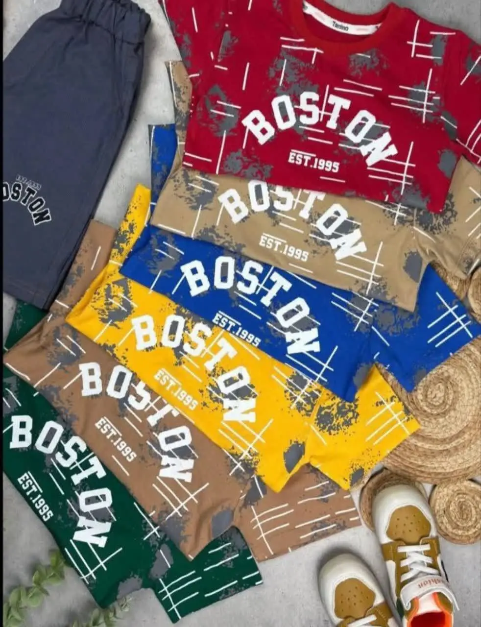 ست تیشرت و شلوارک BOSTAN🍃🍃