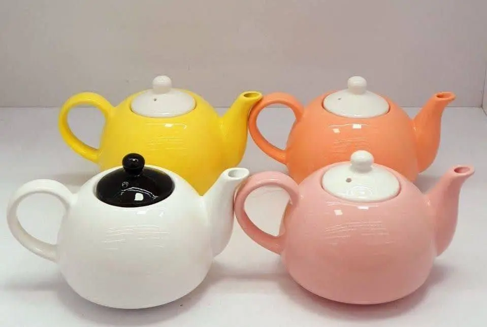 قوری چینی رنگی
