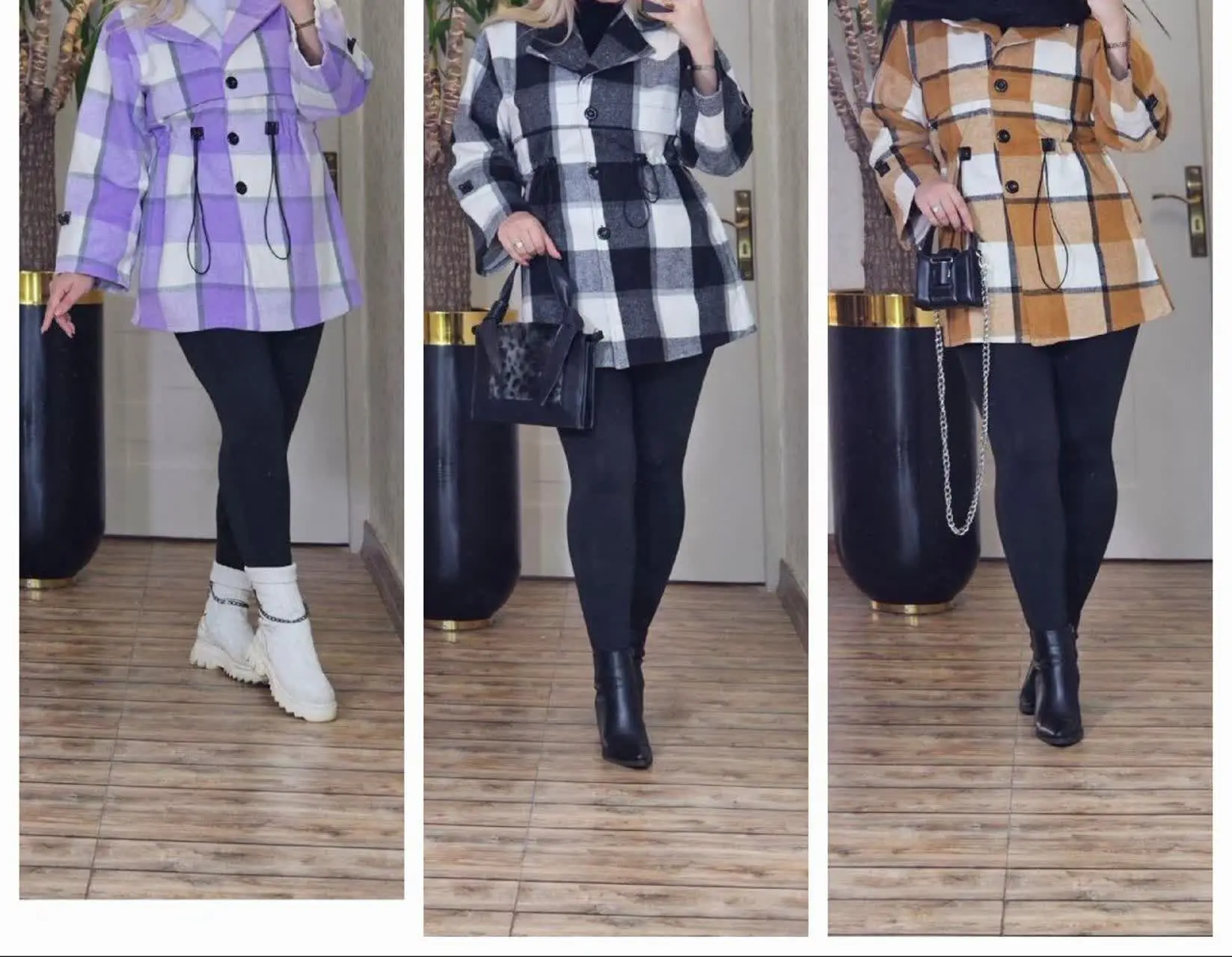 🛍نام: شکت چهارخونه رزا🍂
