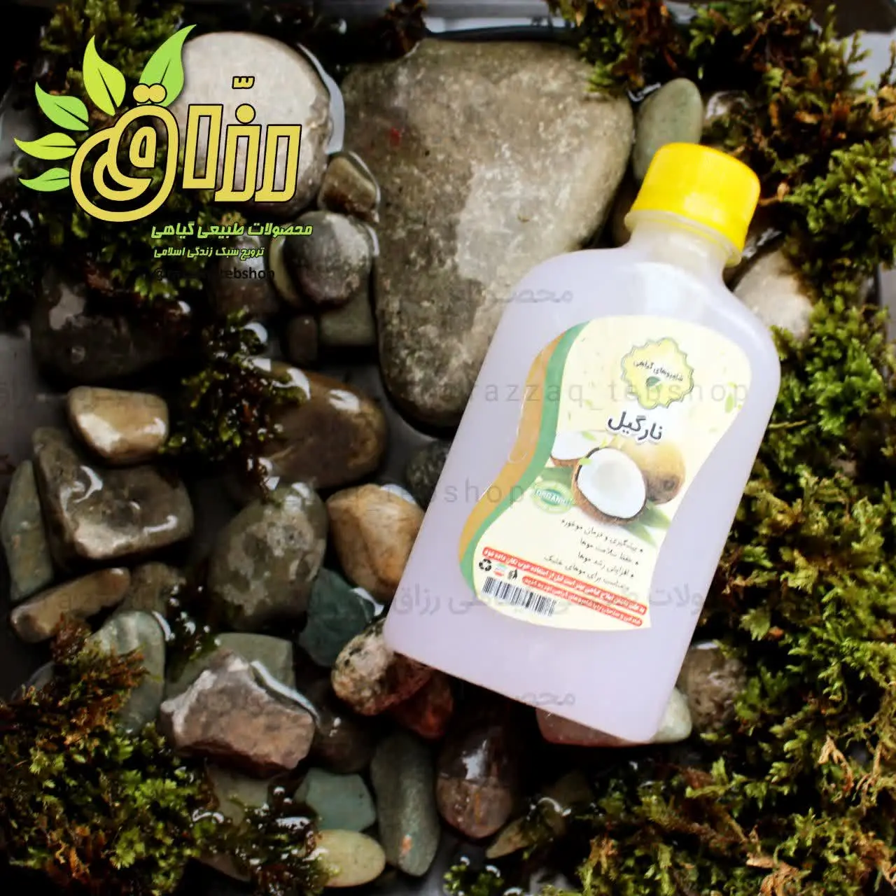 🌱 نام محصول: #شامپو_گیاهی_نارگیل
